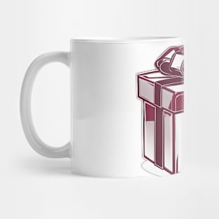 Elegant Wrapped Gift Illustration No. 629 Mug